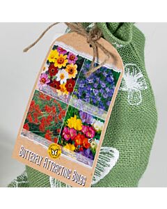 Торбичка от пролетни луковици микс привличащи пеперуди / Butterfly Mix in Brown Hessian Bag / 1 оп ( 50 бр )	