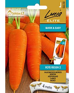 Моркови (CARROT) ROTE RIESEN 2 'SK  - на лента 4 м