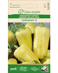 Пипер сладък (SWEET PEPPER) SUPERAMY 'SK Хибрид - 0,1 г