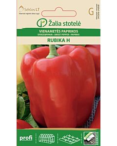 Пипер сладък Рубика (SWEET PEPPER RUBIKA) 'SK Хибрид - 0,1 г