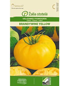 Семена домати Брандиуайн жълт (TOMATO BRANDYWINE YELLOW) 'SK - 0,1 г