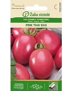 Семена домати розов (TOMATO) PINK THAI EGG 'SK - 0,1 г
