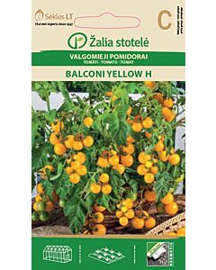 Семена домати Балкони жълт (TOMATO BALCONI YELLOW) 'SK Хибрид - 0,1 г