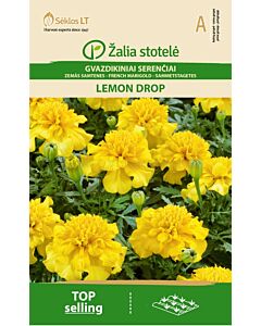 Тагетес жълт Lemon drop