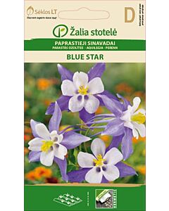 Семена Аквилегия синя /COLUMBINE, BLUE STAR / SK - 0,2 г