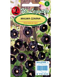 Семена Градинска ружа черна / Alcea rosea var. nigra black /LG 1 оп