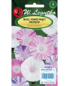 Семена Ипомея Арлекин / Ipomoea purpurea Arlequin mixture, striped /LG 1 оп