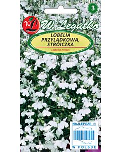 Семена Лобелия бяла / Lobelia erinus white /LG 1 оп