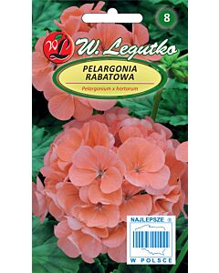 Семена Мушкато Гама F1 салмон / Pelargonium x hortorum Gama F1 salmon /LG 1 оп