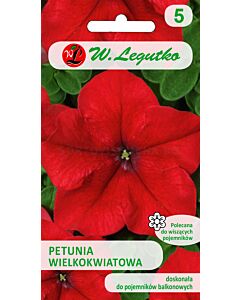 Семена Петуния черешов цвят / Petunia x hybrida grandiflora cherry /LG 1 оп
