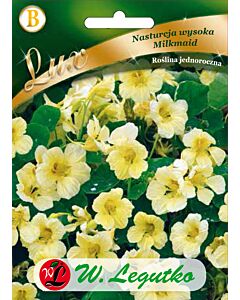 Семена Латинка Милкмейд / Tropaeolum majus Milkmaid /LG 1 оп