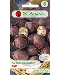 Семена Брюкселско зеле червено / Brussels Sprouts Red / 1 оп