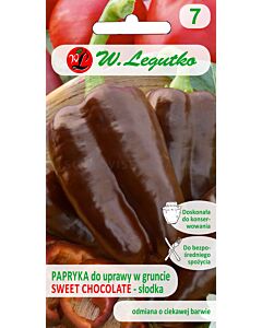 Семена Пипер калифорнийско чудо -шоколадов / Pepper Sweet Chocolate /LG 1 оп 