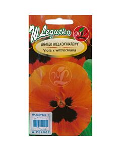 Семена Теменужки /Viola x wittrockiana Orange mit Auge /LG-1 оп