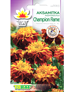 Семена Тагетес едроцветен - Champion Flame