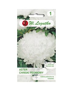 ЛГ АСТРА БОЖУР БЯЛА Callistephus chinensis Paeony white  