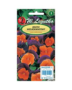ЛГ ТЕМЕНУЖКА ОРАНЖЕВО-ЛИЛАВА Viola x wittrockiana Orange Violet orangewith violet 