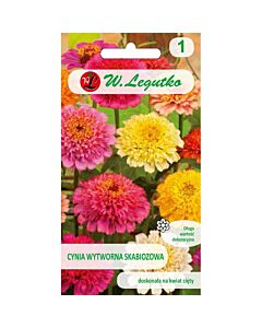 ЛГ ЦИНИЯ СКАБИОЗА Zinnia elegans scabiosa 