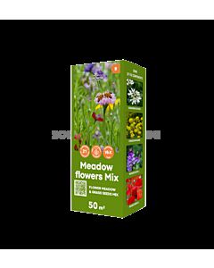 СК ЦВЕТНА ЛИВАДА С ТРЕВНА СМЕС   FLOWER MEADOW & GRASS SEEDSMIX MEADOWFLOWERS