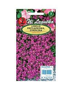 Лобелия (карминово-червена) - Lobelia erinus-(0.10g) - Legutko