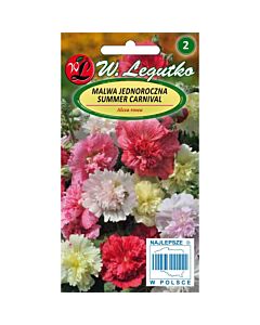 ЛГ РУЖА КИЧЕСТА САМЪР КАРНИВАЛ Alcea rosea Summer Carnival mixture,double  