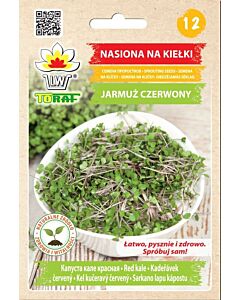 ТОРАФ СЕМЕНА ЗА КЪЛНОВЕ ЧЕРВЕНО ЗЕЛЕ 10 Г - TF
