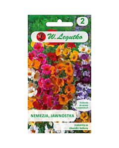 Немезия - микс - Nemesia strumosa mix (0.30g) - Legutko