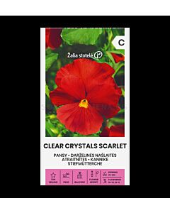 Теменужка CLEAR CRYSTALS SCARLET - 'SK - 0,30 г