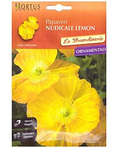 Семена Мак жълт - NUDICAULE LEMON - BL