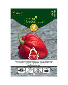 Семена чили пипер Хабанеро червен /PEPPER CHILLI HABANERO RED/ 'SK - 1 оп