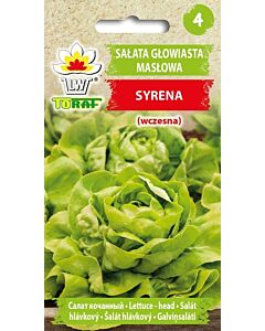 ТОРАФ СЕМЕНА САЛАТА СИРЕНА (ранна) Salata maslowa Syrena | Lactuca sativaL. TF - 1 г