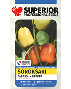 Семена пипер ШОРОКШАРИ / SOROKSARI - тип Долма - 2 г